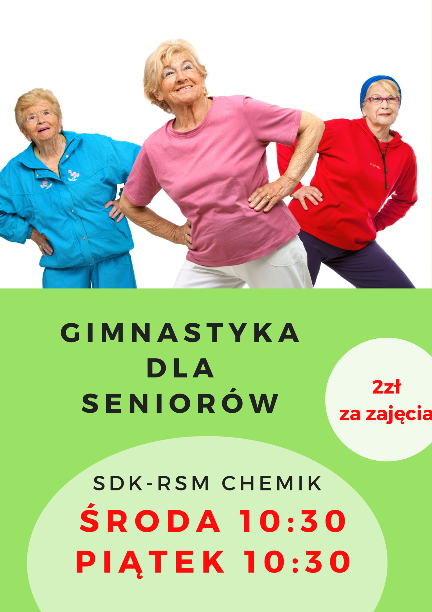 Gimnastyka Dla Seniorów - RSM Chemik